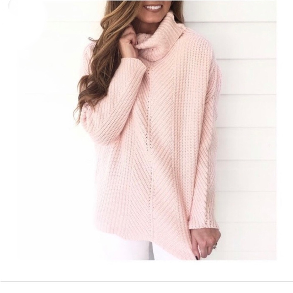 Goodnight Macaroon Jacalyn Chunky Knit Turtleneck